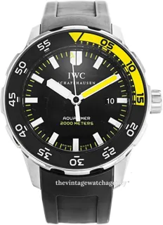 IWC Aquatimer IW356802 Stainless steel Black