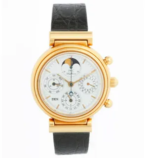 IWC Da Vinci IW3750-03 39mm Yellow gold White