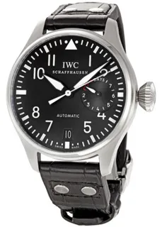 IWC Classic Pilot Big Steel Black IW500401 Stainless steel Black