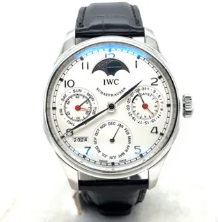 IWC Portuguese Perpetual Calendar IW502308 Stainless steel Silver