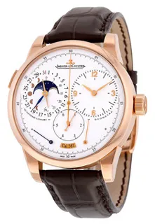 Jaeger-LeCoultre Duomètre à Quantième Lunaire Q6042521 Rose gold Silver