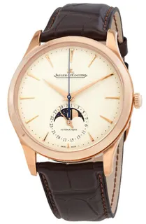 Jaeger-LeCoultre Master Ultra Thin Q1362510 Rose gold White and Beige