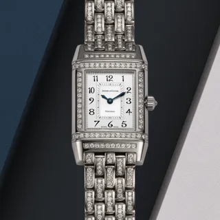 Jaeger-LeCoultre Reverso Duetto 2663302 White gold Mother of Pearl$White