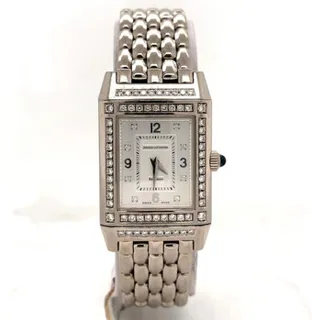 Jaeger-LeCoultre Reverso Q2673420 18k white gold Silver