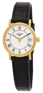 Longines Présence L4.277.6.11.0 Yellow gold White