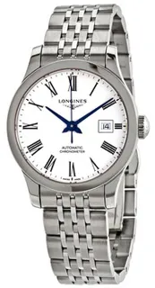 Longines Record L2.321.4.11.6 Stainless steel White