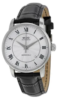 Mido Baroncelli M8600.4.21.4 Stainless steel White