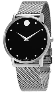 Movado Museum 0607511 Stainless steel Black (Museum)