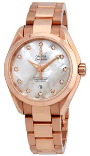 Omega Aqua Terra 231.50.34.20.55.001 Rose gold White