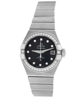 Omega Constellation 123.15.27.20.51.001 Stainless steel Black