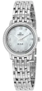 Omega De Ville 424.15.24.60.55.001 Stainless steel White