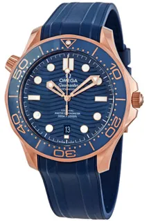 Omega Seamaster Diver 300M 210.62.42.20.03.001 Rose gold Blue