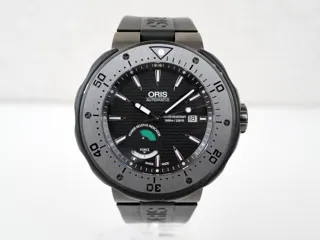 Oris ProDiver 01 667 7645 7284-Set Titanium and Tungsten Black