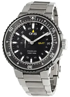 Oris ProDiver GMT 01 748 7748 7154-07 8 26 74PEB Titanium Black