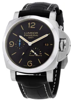 Panerai Luminor 1950 3 Days GMT Power  PAM 01321 Stainless steel Black