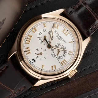 Patek Philippe Annual Calendar 5035R-001 37mm Yellow gold White