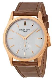 Patek Philippe Calatrava 5196R-001 Rose gold Silver