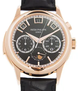 Patek Philippe Minute Repeater Perpetual Calendar Chronograph 5208R-001 Rose gold Black