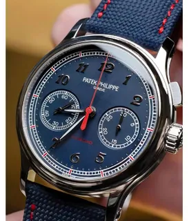 Patek Philippe Monopusher Chronograph 5470P-001 Platinum Blue