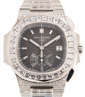 Patek Philippe Nautilus 5980/1400G-010 White gold Black