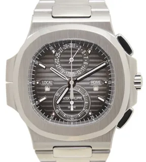 Patek Philippe Nautilus Travel-Time Chronograph 5990/1A-001 Stainless steel Black