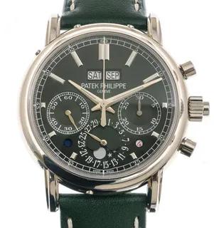 Patek Philippe Perpetual Calendar Split-Seconds Chronograph 5204G-001 White gold Green