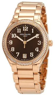 Patek Philippe Twenty~4 7300/1200R-001 Rose gold Brown