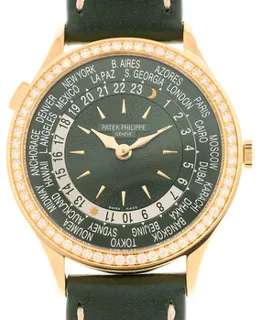 Patek Philippe World Time 7130R-014 Rose gold Green