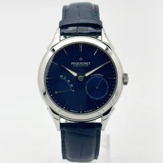 Pequignet Rue Royale 9010173COB 42mm Stainless steel Blue