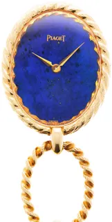 Piaget Vintage 6865 26mm Yellow gold Blue