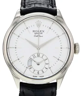 Rolex Cellini 50529 18k white gold Silver