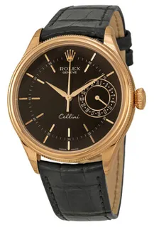 Rolex Cellini 50515BKSBKL Everose gold Black