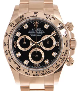 Rolex Cosmograph Daytona 116505BKDO Everose gold Black