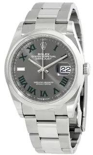 Rolex Datejust 126200GYRO Stainless steel Gray