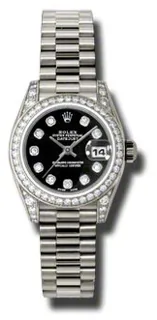 Rolex Datejust 179159BKDP 18k white gold Black