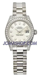 Rolex Datejust 179159WDP 18kt White Gold Diamond White