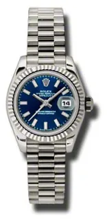 Rolex Datejust 179179BLSP 18k white gold