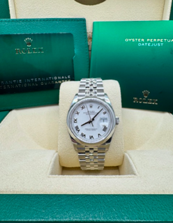 Rolex Datejust 126200-0007 Stainless steel White