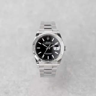 Rolex Datejust 36 126234-0016 White gold and Stainless steel Black