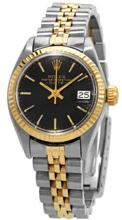 Rolex Datejust 69173BKSJ Stainless steel Black