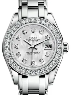 Rolex Datejust 80299MDPM 29mm 18k white gold White