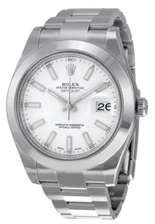 Rolex Datejust II 116300WSO Stainless steel White