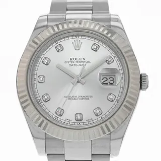 Rolex Datejust II 116334SDO Stainless steel Silver