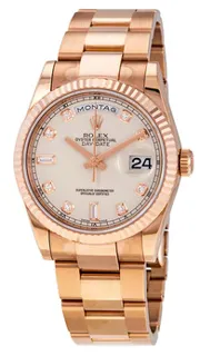 Rolex Day-Date 118235IVDO Everose gold White