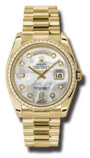 Rolex Day-Date 118348MDP 18kt Yellow Gold