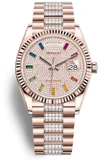 Rolex Day-Date 128235DSDP Everose gold