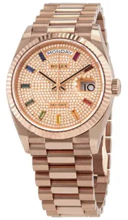 Rolex Day-Date 128235DSP Everose gold