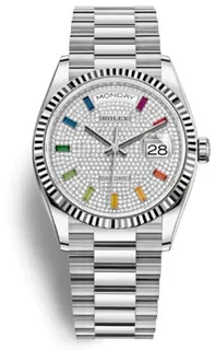 Rolex Day-Date 128239DSP 18k white gold