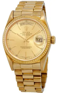 Rolex Day-Date 18038CSP 18kt Yellow Gold