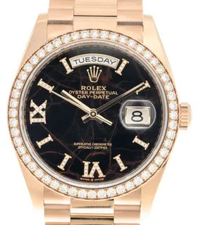 Rolex Day-Date 36 128345 18kt Rose Gold